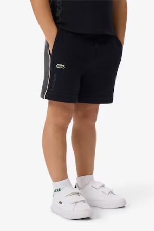 Calções Lacoste Colorblock de Felpa