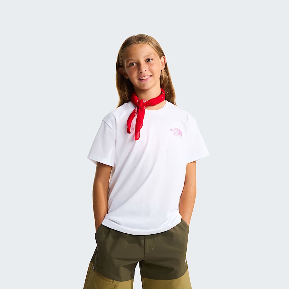 T-shirt descontraída Flora para rapariga